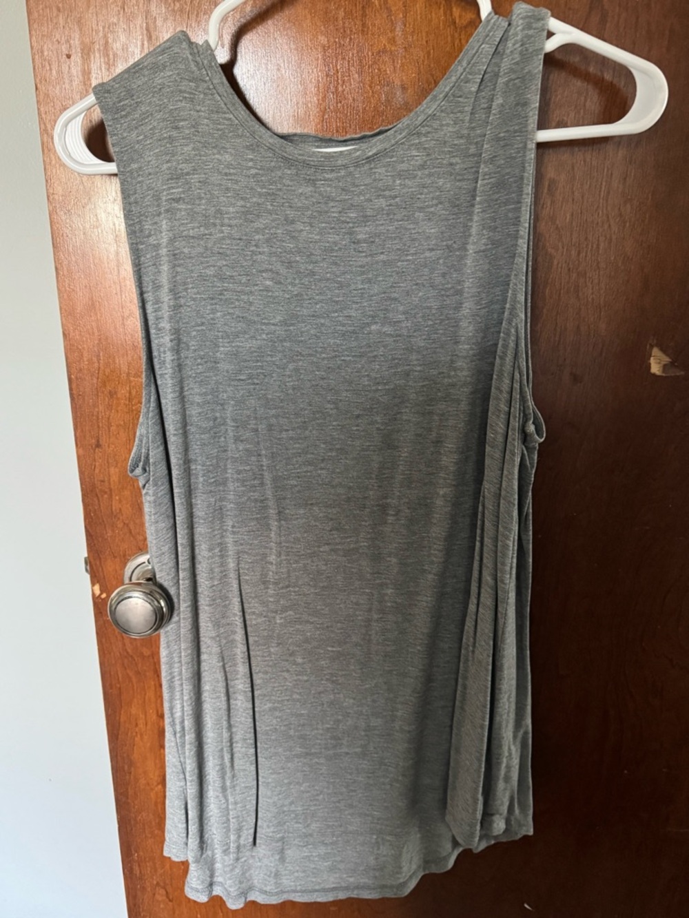 a new day Grey Sleeveless Scoop Neck Tank